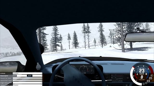 ЗИМНЯЯ ПОЛИЦЕЙСКАЯ ПОГОНЯ - BEAMNG DRIVE