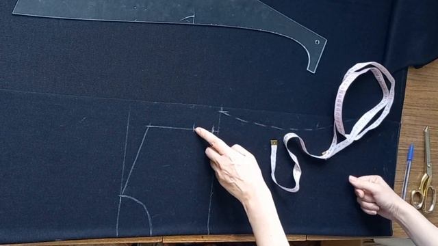 как сшить водолазку ( крою сразу на ткани, простой крой