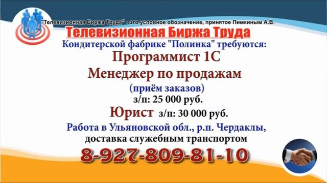 04 08 21 РАБОТА В УЛЬЯНОВСКЕ Телевизионная Биржа Труда 6