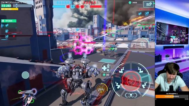 WarRobots. Играем полным взводом GENT.