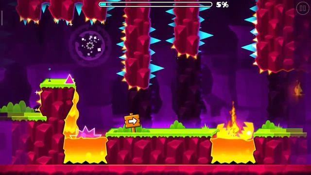 Играю в GEOMETRY DASH, прохожу Finger dash 1часть