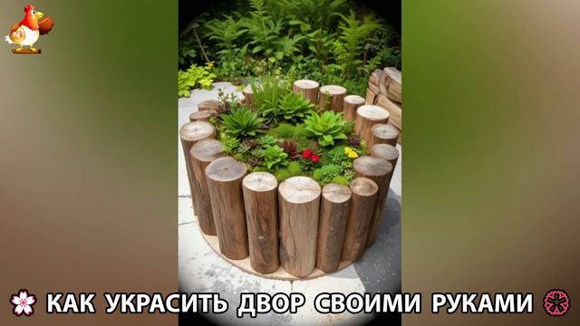 Как украсить двор дома фото идеи (544) 🏡 для дачи и сада своими руками 🌷🪻🌺💮