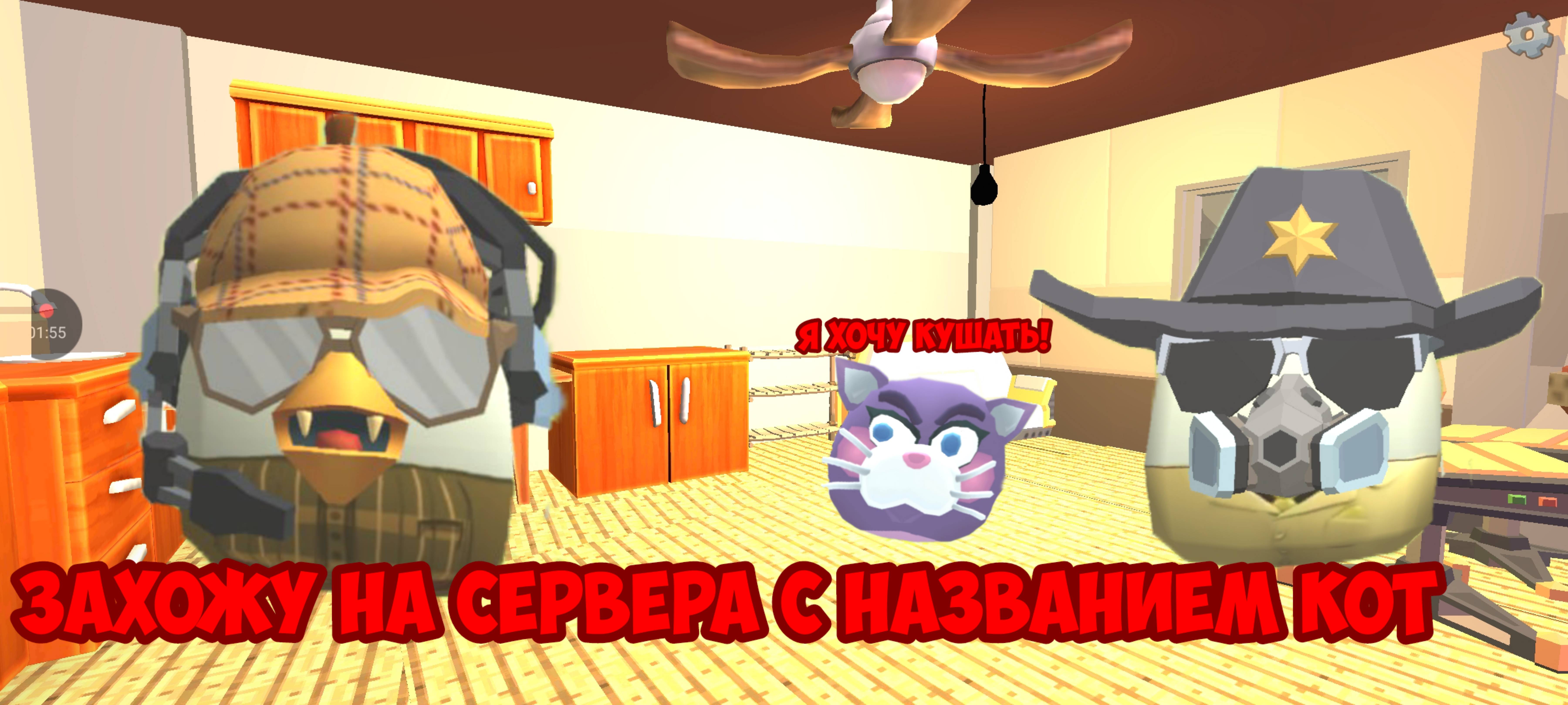 Захожу на сервера с названием Кот