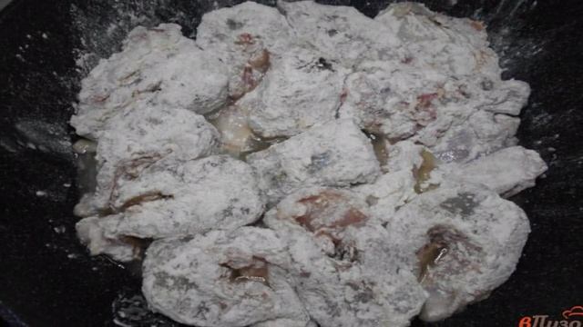 Рыба жареная в томатном соусе