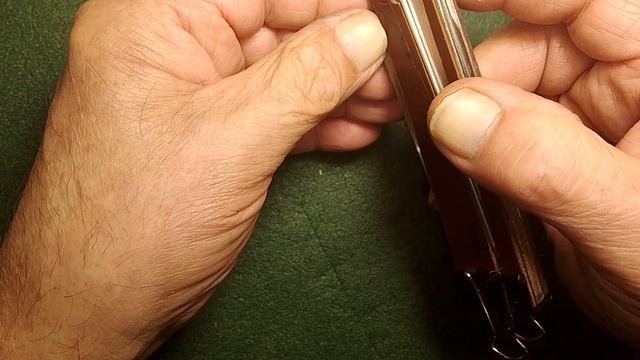 После облегчения клинка