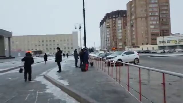 Новые правила остановки около ЖД вокзала в Тюмени
