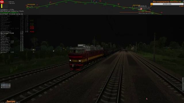ZDSimulator Скорый поезд №57 Йошкар-Ола - Москва по участку Сергач - Вековка