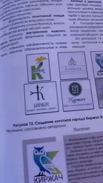 Брендбук нашего Киржача от ГУУ.