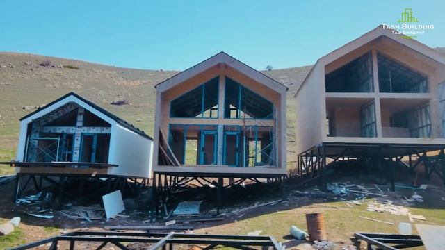 Реальный пример строительства мини-отеля в горах КАРА