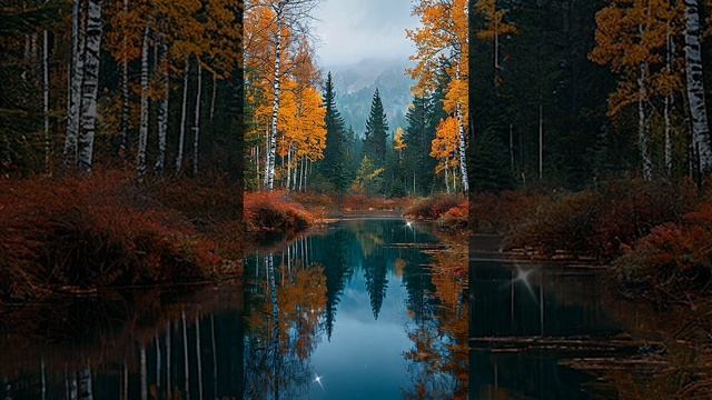 ⭐Красиво хоть? ;)⭐  #природа #осень #озеро #красиво #enigma
