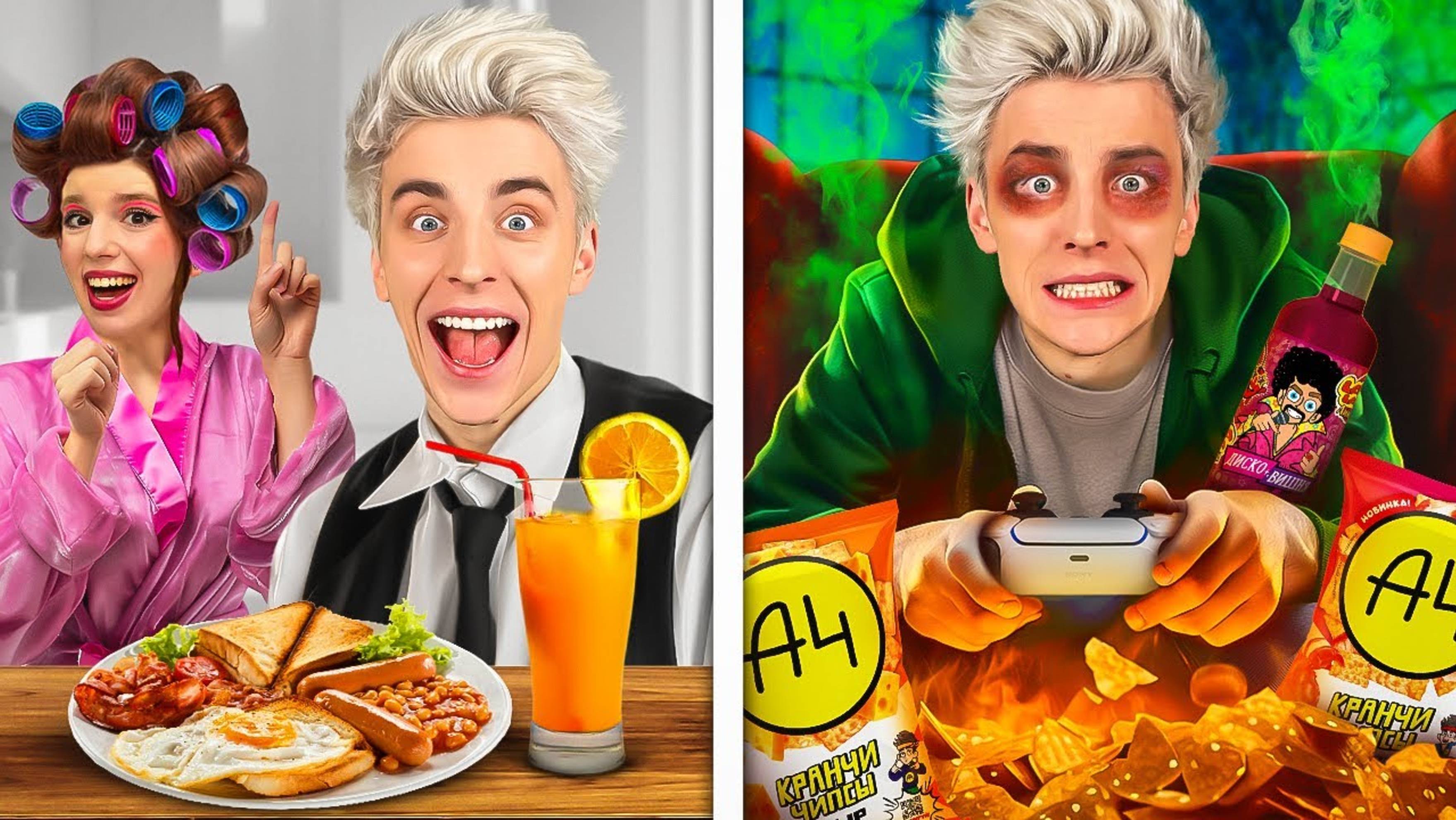 А4 : Жизнь с РОДИТЕЛЯМИ vs ОДНОМУ ! ВЛАД А4