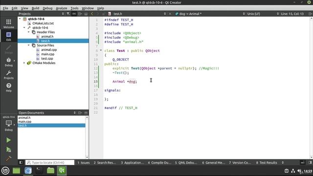 6. QObject parent child relationships