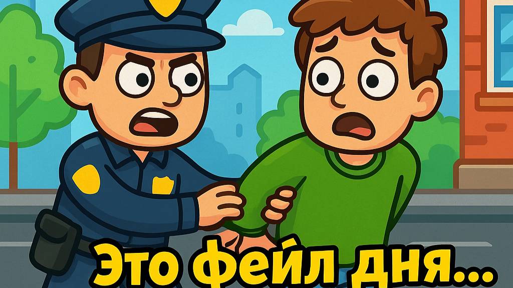 АРЕСТОВАЛ СЛУЧАЙНОГО ПРОХОЖЕГО! 😱 Это фейл дня..