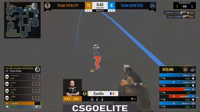 Французское дерби! Vitality vs Heretics ESL One Cologne 2020