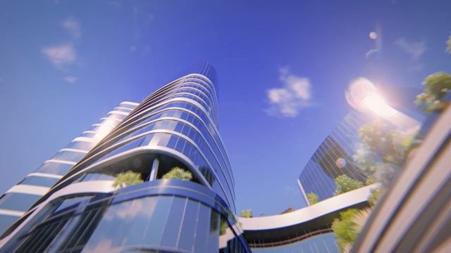 Parus Residential complex Architect animation presentation