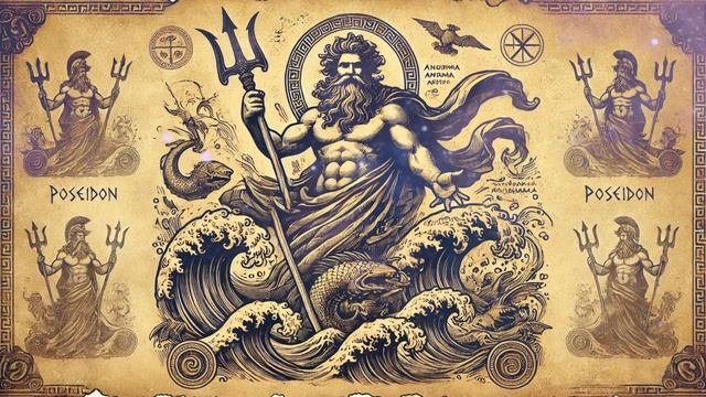 🌊🔱 Посейдон: Владыка Океана и Грозный Титан 🔱🌊