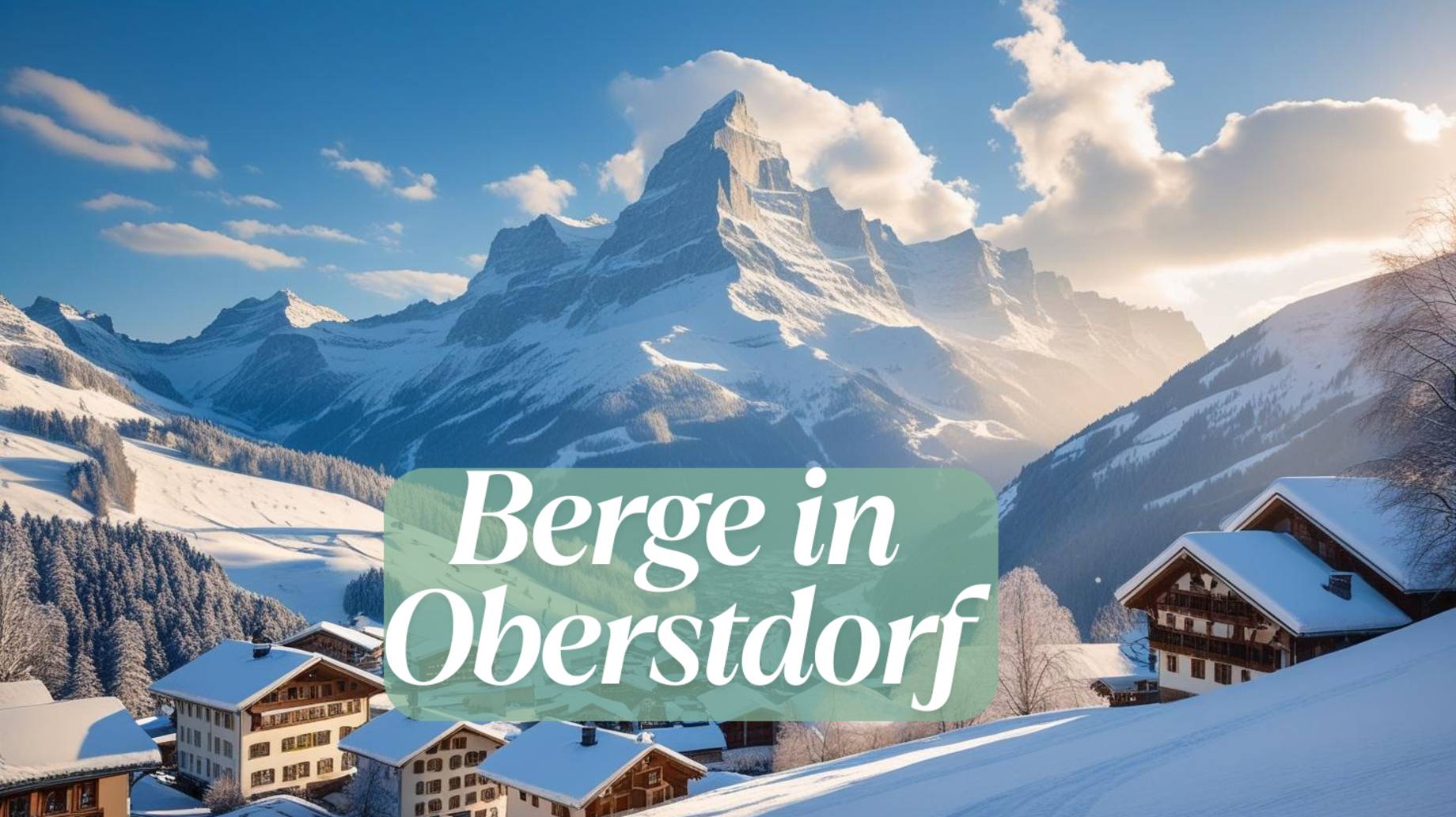 ГОРЫ OBERSTDORF. ПРОГУЛКА В ГОРАХ