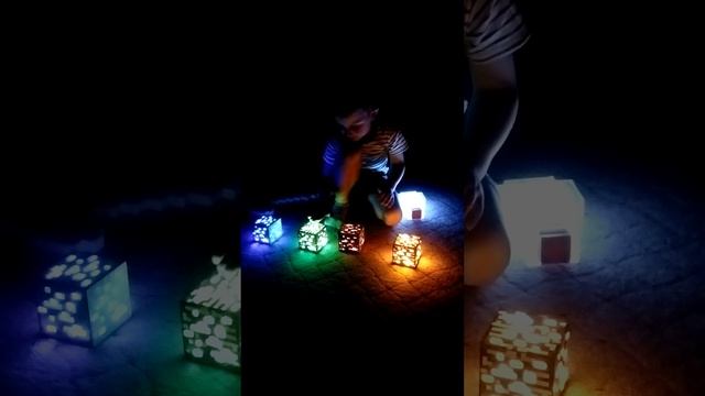 страшная шахта Майнкрафт