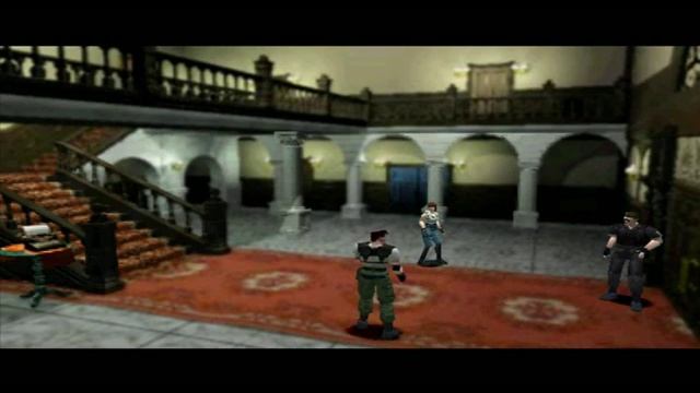 Resident Evil Крис идёт на разветку (русская озвучка "лисы")