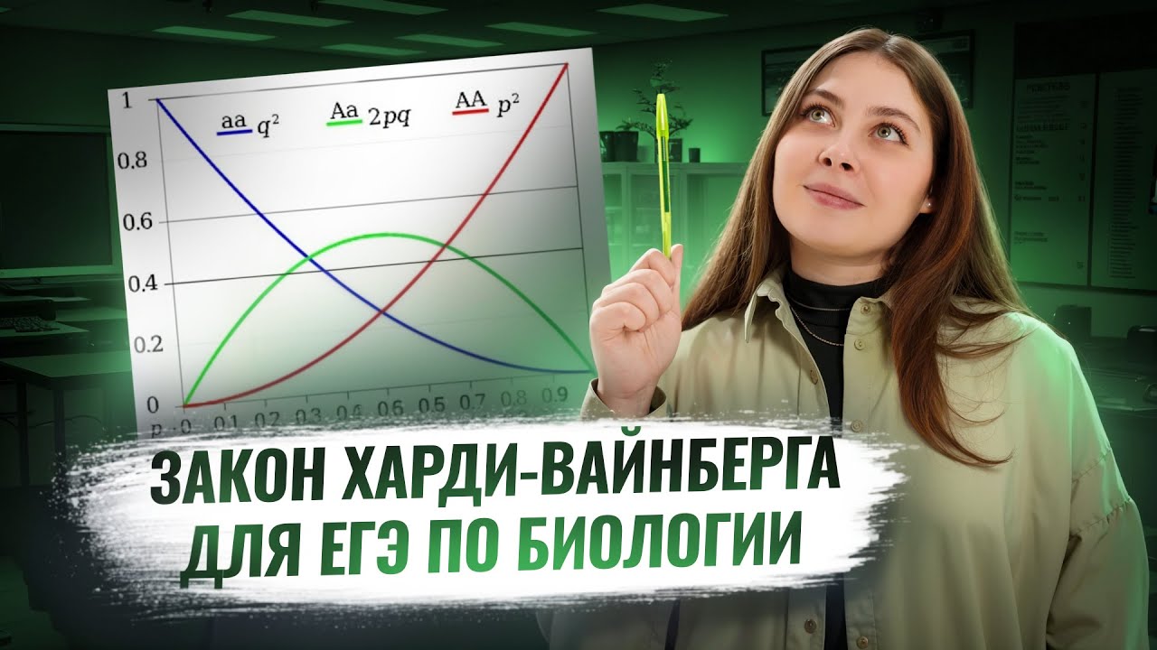 Все о законе Харди-Вайнберга на ЕГЭ по биологии | Биология ЕГЭ для 10 классов | Умскул
