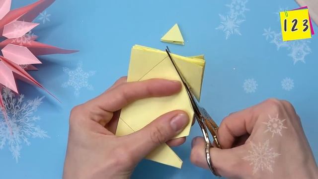 6 diy - How to make paper snowflakes _ 3d paper snowflakes