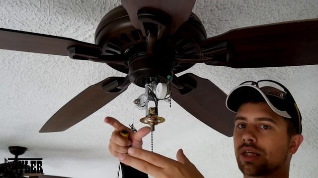 Как я заменил лампочки в потолочном вентиляторе за 40 долларов и получил свет, как днём