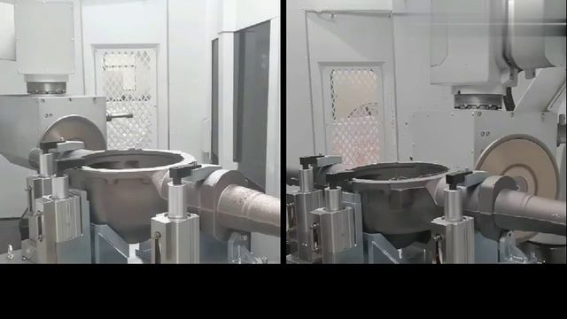 Высокоскоростные роботизированные комплексы для черновой обдирки и шлифовки  картера моста 2