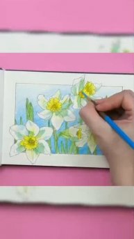 💫 Первый урок марафона «Весна в штрихах» уже ждет вас!
Смотрите и рисуйте вместе с нами нарциссы