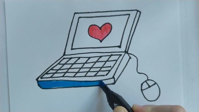 Bolalar Uchun Kompyuter rasmini chizish Drawing Computer for children/Рисование Компь