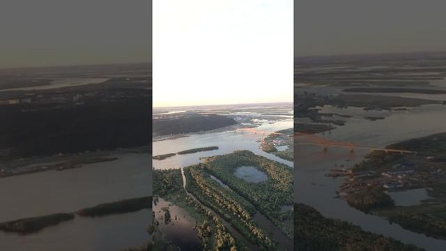 Заход на посадку в аэропорт Ханты-Мансийск