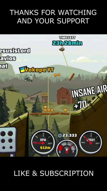 🎧 Is MOONLANDER The Best Today? 🎧 (Monster Truck) - Hill Climb Racing 2 #shorts #hcr2