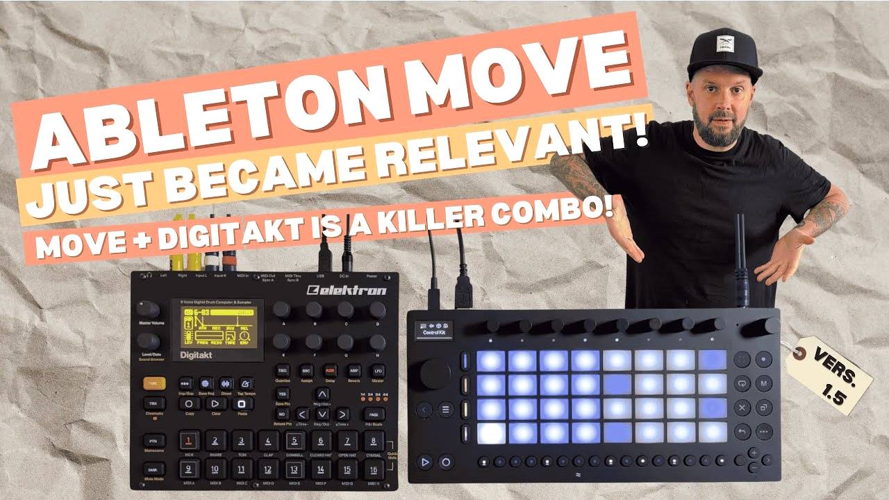 Ableton Move Update v1.5 and Digitakt: Winner Team Now!