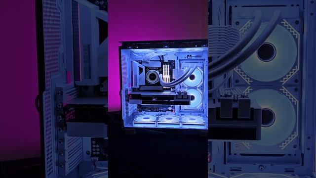 Игровой системный блок в белом цвете. Gigabyte Vision Core i7&RTX308