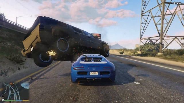 GTA 5 100 Tons Super Car Rampage #10 HD Grand Theft Auto 5