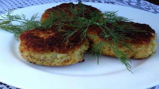 Кабачковые котлеты с булгуром
