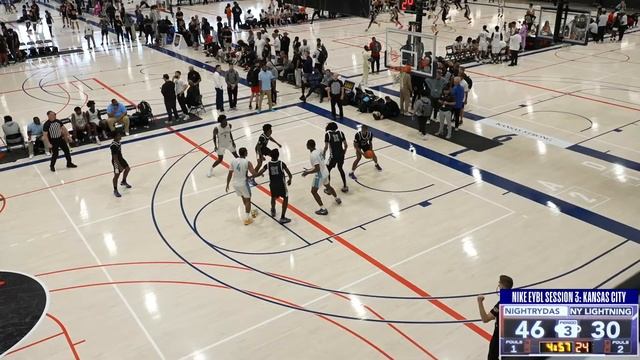 Nike EYBL Session 3 Kansas City: Caleb Gaskings, Nightrydas vs NY Lightning