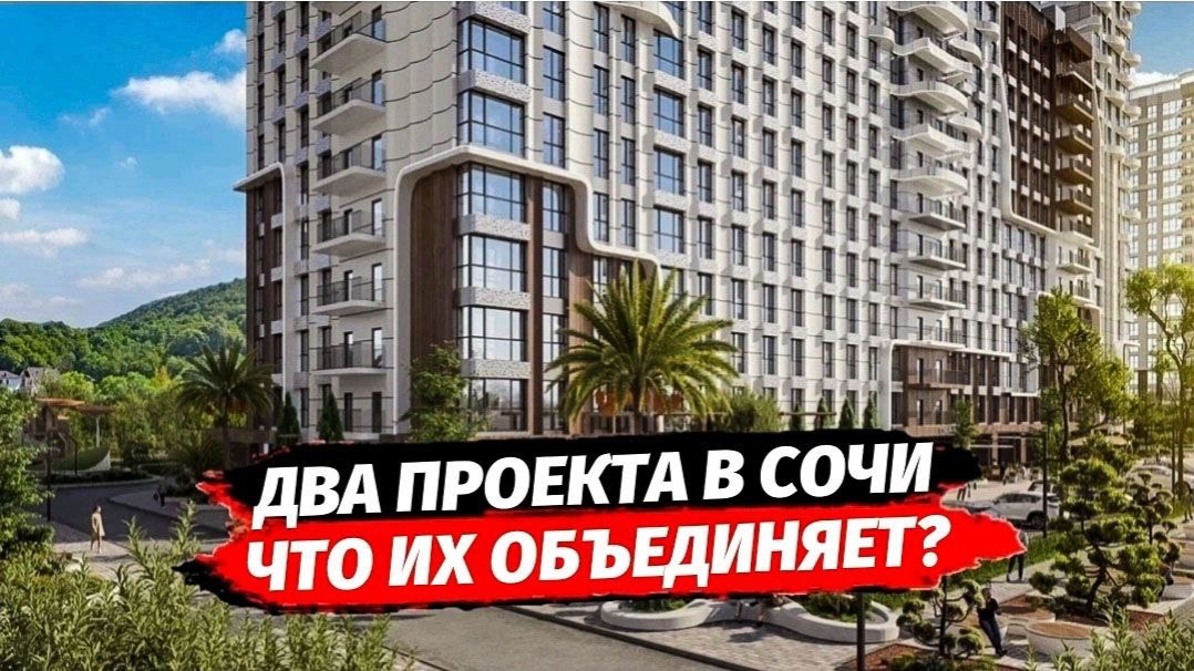 Что их объединяет ? Два проекта в Сочи. ЖК Светский Лес. ТХ ЛеСочи