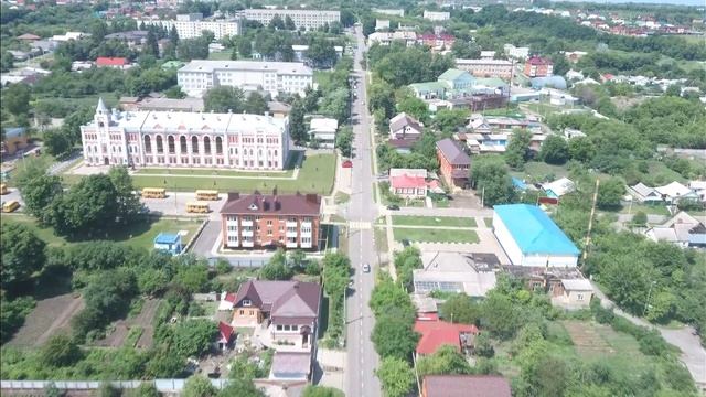 Полет над городом Короча.
