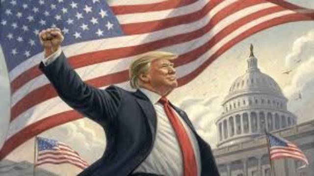 Донаоьд Трамп смотрит в буущее, идет по верному пути