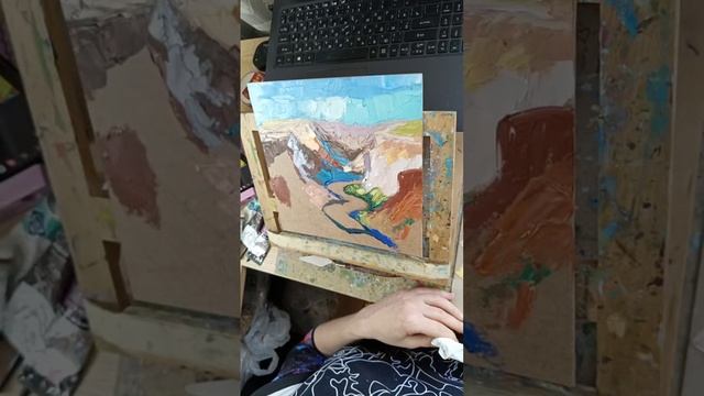 Пишу заказ в эфире Пейзаж Каньона
