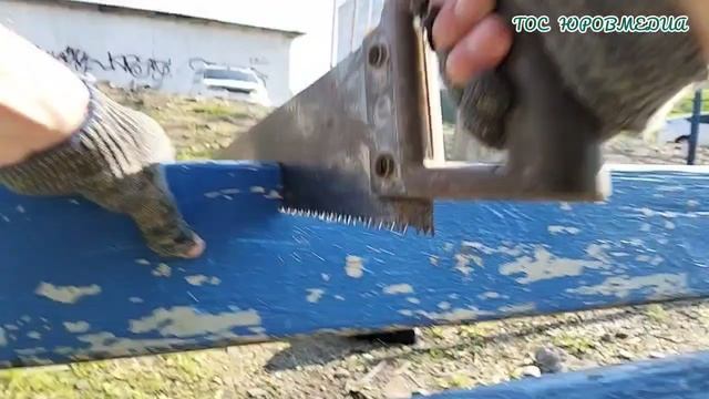 Заменил доски на скамейке и на качеле