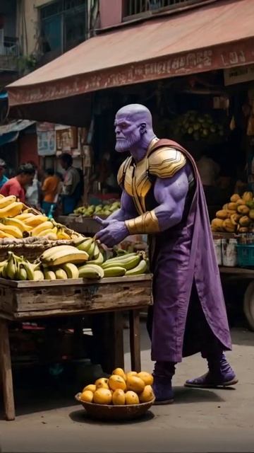 Thanos in India sells bananas