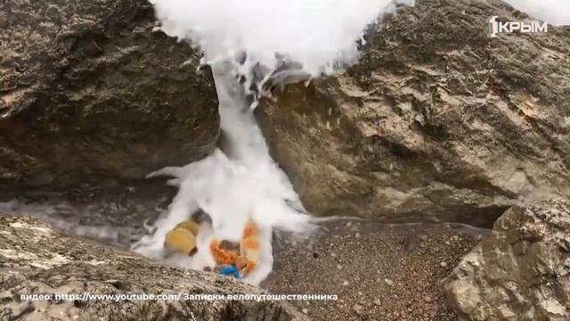 Видео о моей жизни, зимовке у мыса Айя, снятое крымским