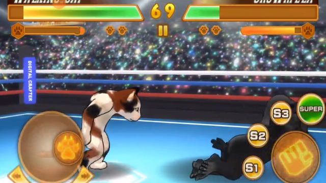 обзор на walker cat в игре fight of animals!
