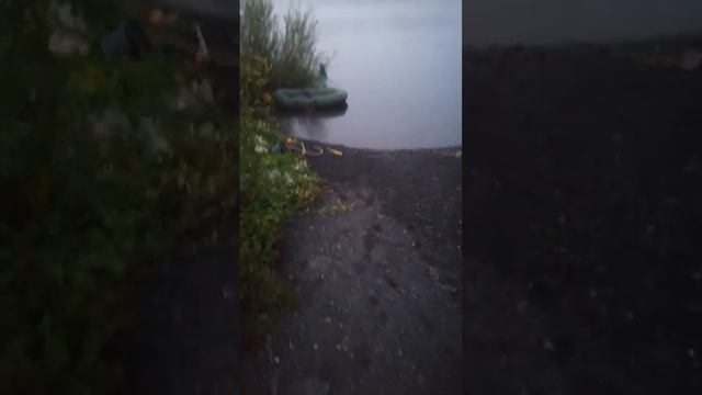 Отдых на озёрах, утренний туман.