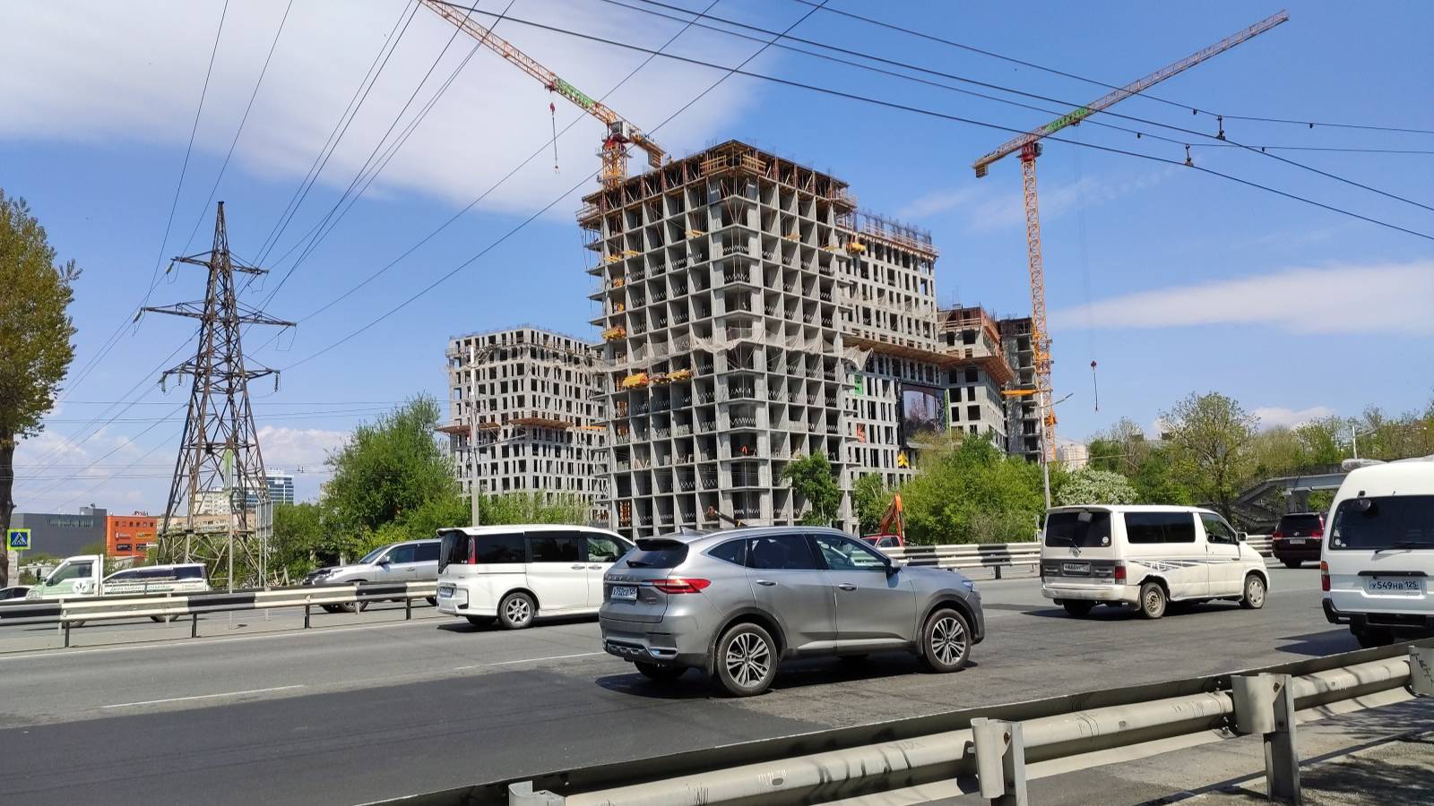 Вторая речка, ремонт перехода . Владивосток