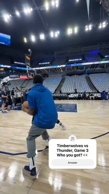 Ant getting loose for a big Game 3 at home
