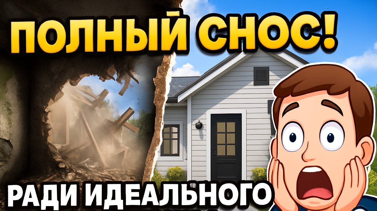 ПОЛНЫЙ снос! Ради идеального дома мечты