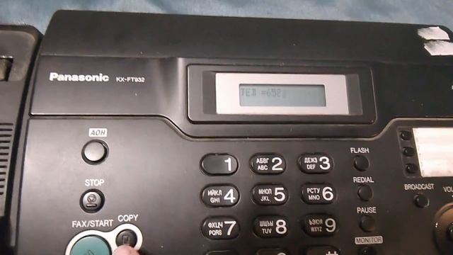 Обзор на стационарный телефон Panasonic KX-FT932