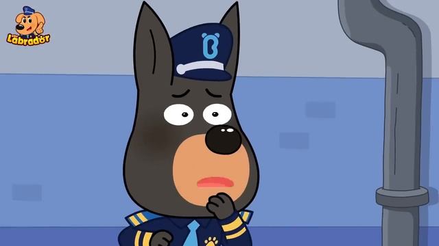 👽Пришелец украл носорожка Безопасность снаружи | 🔍Новая серия | 📺Детский мультик | Шериф Лабрадор